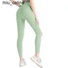 2024 Pantaloni yoga lu allinea leggings Pantaloncini da donna Pantaloni corti Abiti Lady Sport Pantaloni da donna Esercizio Fitness Wear Ragazze Running Leggings palestra pantaloni yoga slim