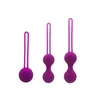 Vibradores Seguro Silicone Ball Smart Ball Vibrator Bolas Ben Wa Wa Ball Vagina aperte os brinquedos sexuais da máquina de exercícios para mulheres Bola de gueixa vaginal