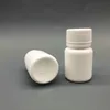 Livraison gratuite 100 pièces 15ml 15g 15cc HDPE blanc petites bouteilles de pilules en plastique vides récipients de médicaments en plastique avec bouchons scellant Pndda