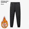 Hommes hiver chaud Lambswood épais pantalons de sport hommes loisirs de plein air coupe-vent pantalons de Jogging marque de haute qualité pantalons pour hommes 240130