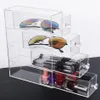 Organisateur de maquillage en acrylique transparent multifonction, boîte de rangement Portable, tiroir de rangement de maquillage, lunettes, stylo, présentoir de cosmétiques, 1265k