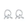 Boucles d'oreilles S925 en argent pur, trou de clou d'oreille, ornements Anti-blocage, accessoires simples et petits