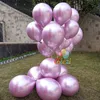 50 100pcs metalowe balony lateksowe 5 10 12 cali złota srebrne chromowane dekoracje ślubne globos przyjęcia urodzinowe zapasy y01072963