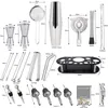 Bar Tools 13-22 st 750 ml 600 ml Boston Cocktail Shaker Wine Mixer Set Bartender Tool Kit With Holder