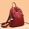 Школьные сумки 2024, большой вместительный простой стиль, повседневный женский противоугонный рюкзак Mochila, водонепроницаемая тканевая женская сумка на плечо