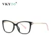 Vicky Anti Blue Lightブロッキングリーディングメガネ女性コンピューター光学眼鏡眼鏡防止処方メガネPFD2072 240124
