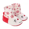 Stivali 0-18M Bambino Inverno Caldo Neve Natale Cartone Animato Modello Simpatiche Scarpe per Bambini