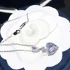 collana per donna diamante argento 925 per uomo placcato oro 18 carati designer per donna T0P marchio di qualità designer diamante cristallo regalo squisito 009