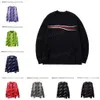 Designer Sweater Paris Mens Womens Sweaters Solto Pulôver Moda Clássica Carta Top Redondo Pescoço Manga Longa Camisola Lã Mantenha Quente Tamanho S-2XL