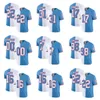 Mens Tennesseetitansderrick Henry Ryan Tannehill Custom White/blue 2023 F.U.S.E. Split Vapor Limited Throwback Football Ed Jersey