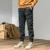Caayu joggers calças de carga dos homens casuais hiphop multi-bolso calças masculinas sweatpants streetwear techwear tático pista calças cáqui 240119