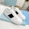 Designer schoenen geborsteld leer loafers heren sneakers platte schoenen casual schoenen hardloopschoenen eu35-45 met doos 446