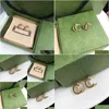 Stud High Quality Stud Earrings Gorgeous Bridal Wedding Personality Design Luxury Ladies Accessories Party2 Drop Delivery Jewelry Ear Dhxbi