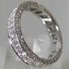 Bague en diamant faite à la main, promesse, 100% réel, en argent Sterling S925, bagues de fiançailles pour femmes, bijoux de doigt de mariée LJ20083293l