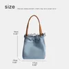 Totes Zomer Emmer Tas Dames Luxe Designer Andbag En Portemonnees 2023 Nieuw In Denim Materiaal Ig Kwaliteit Casual Mini Opbergtas Y2Kqwertyui45