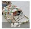 Evening Bags Brand Designer Flannel Floral Print Women's Shoulder Bag Casual Crossbody Large Capacity Handbag