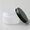 120g Lege Frost Pet-zalfpotje 4oz Make-up Plastic Crèmefles met aluminium dop cosmetische containerverpakking Otvlr