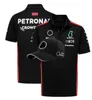 Nowe sezonowe ubrania motocyklowe Nowa koszulka Polo Racing Jersey F1 Jersey z tym samym stylem Rozdaj kapelusz biały lub czarny