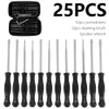 25Pcs Carburetor Screwdriver Adjustment Cleaning Brush Tool Set Kit for 2Cycle Small Engine Trimmer Weedeater Chainsaw 240123