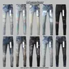 2024 Lila Schwarz Designer Slim Fit Usa Hosen Herren Y2k Skinny Jeans Uk Pantalones Outfits Drip iggk556