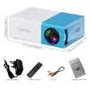 Mini projecteur YG300 projecteur portable 600 Lumens pour Smartphone avec HDMI, USB et carte TF projecteur de cinéma maison pour cadeau pour enfants