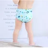 Bébé couches réutilisables culottes pantalons d'entraînement en pot pour enfants couche en tissu écologique coton né lavable 6 couches couches 240119