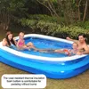 Piscine gonflable pour adultes et enfants, baignoire d'extérieur et d'intérieur, résistante aux vêtements de bébé, épaisse 1239g