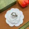 Anelli di design Gioielli Donna Anello da uomo Anello in rame placcato oro argento Anello di marca aperto Loves Charms Accessori regalo di lusso per matrimoni con scatola