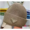 Beanie/Skull Caps 2021 Toppförsäljning Men Beanie Luxury Uni Sticked Hat Stick Hatts Classical Sports Skl Women Casual Outdoor Drop Delivery Fa Ottoq