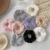 Novo outono e inverno headbands, bonito feminino pelúcia grande intestino laço corda, teddy jk acessórios de cabelo, versão coreana bandana