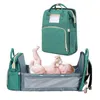 Multifuncional saco de fraldas mochila maternidade bolsa dobrável cama do bebê viagem portátil grande capacidade múmia bags230o