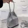 Bag designer diamant hink kvinnor handväska mode mini totes toppkvalitet glänsande roston lady axel kors body väska handväska damer koppling plånbok