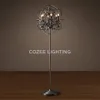 フロアランプヴィンテージクリスタルランプスタンディング照明LED ORB CRISTAL LIGHT INDOOR HOME RESTAURANTRIVING LIVING and DINING ROOM2444Y