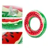 Other Pools SpasHG 1 Pc Watermelon Pattern Swimming Ring for Adult Kids Inflatable Mattress Pool Party Swimming Laps Summer Beach Float Water Sport YQ240129