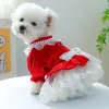 Apparel Dog Dress Princess Dresses Wedding Costume Pet Clothing Spring Autumn Clothes For Small Medium Dogs Chihuahua Puppy Apparel Item