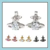 Charm Charm Charmkiki Japon achète des bijoux en diamant Westwood Reina en 4 couleurs, livraison directe 2021, boucles d'oreilles Dayupshop Dhexb238p