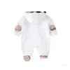 Vêtements Ensembles Nouveau-né Bébé Filles Enfants Designer Belle Infantile Combinaisons Ensemble Barboteuses Printemps Automne Garçon Vêtements Nouveau Romper Coton Drop De Oto6U