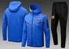 2023 2024 Jacket Hoodie Classic Style Soccer Training CFC Inter Tracksuits Milano de Football Lewandowski Men Tracksuit Barca Set Ferran Adama Auba Pedri Barcelona