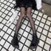 Articoli per feste JK Ragazze carino a pois cuore fiocco collant senza soluzione di continuità calze stampa donne sexy calze a rete cosplay Lolita bianco sottile