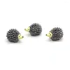 Flores decorativas 20/100/pcs Kwaii Little Hedgehog 3D Microlandschaft Animais Ornamento de resina para decorações de jardim de fadas para casa