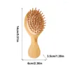 Badtillbehör Set Bamboo Massage Hair Brush Anti Statisk luftkudde Minska förlustvård Styling Kam Kvinnor Verktyg