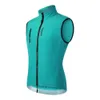 WOSAWE Gilet de cyclisme coupe-vent ultraléger manteau coupe-vent pour hommes Gilet de vélo en tissu extensible veste sans manches avec poche zippée 240123