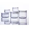 20pcs Plastic Cream Jar Cosmetic Pots Container Refillable Clear Daily Use Eyeshadow Storage Box for Glitters 3g 5g 10g 15g 20g Rhmjv