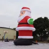 Hurtowy bezpłatny statek gigant nadmuchiwany Święty Mikołaj Ojciec świąteczny Dekoracja Old Man na duże promocje Dekoracje reklamowe