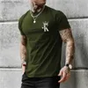 T-shirts masculins T-shirt simple pour hommes Imprimé de carte Touss-sweats de sweat rétro décontracté tous les jours T-shirt Q240130