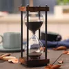 15 Minutes Hourglass Sand Timer For Kitchen School Modern Wooden Hour Glass Sandglass Sand Clock Timers Home Decoration Gift1229d