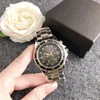 Luxus-Herrenuhr Three Eyes Armbanduhr Frau Voller Edelstahl 39mm Business Quarz hohe Qualität mit Box Casual Watchs Montre de Luxe