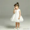 Mädchenkleider 2020 Sommer Baby Mädchen Kleid Neugeborenes Baby Weiße Spitze Prinzessin Kleider Für Baby Ärmelloses Geburtstagskostüm Säuglingspartykleid