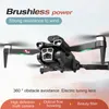 S151 Drone Brushless Motor UAV Optical Flow 8K HD Dual Camera Foldable Quadcopter Obstacle Avoidance ESC WIFI Dron RC Toys With LED Light