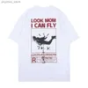 T-shirts pour hommes Cactus Jack Summer Cool T-shirt Hommes Femmes Look Mom I Can Fly Funny Print T-shirts Hip Hop Coton O-Cou Tee Tops Q240130